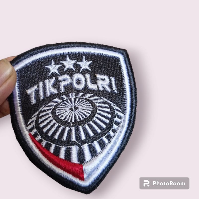 BET TIK POLRI BORDIR TIMBUL 3D
