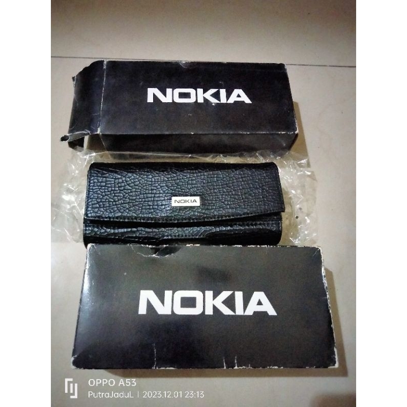 Sarung Dompet Hard Soft Case Nokia E90 Communicator Original Baru Mulus Jadul Langka Unik Imut Nosta