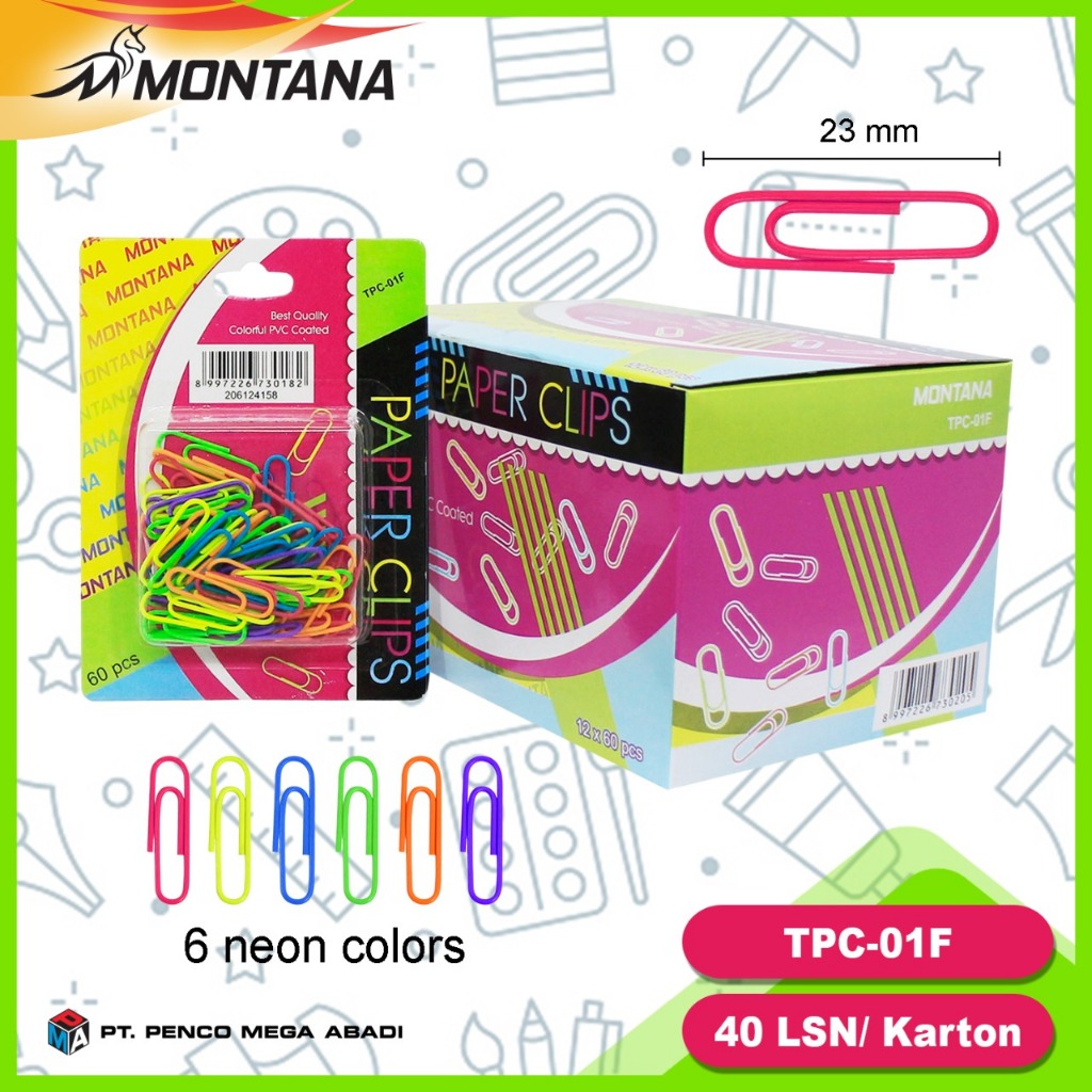 

Paper Clip / Klip Warna - Warni / Clip Kertas