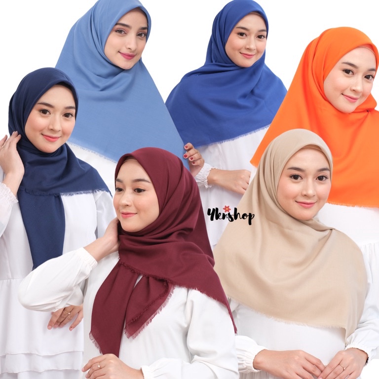 Sale Terbatas.. Jilbab Segiempat Katun Rawis/Jilbab Segiempat Saudia