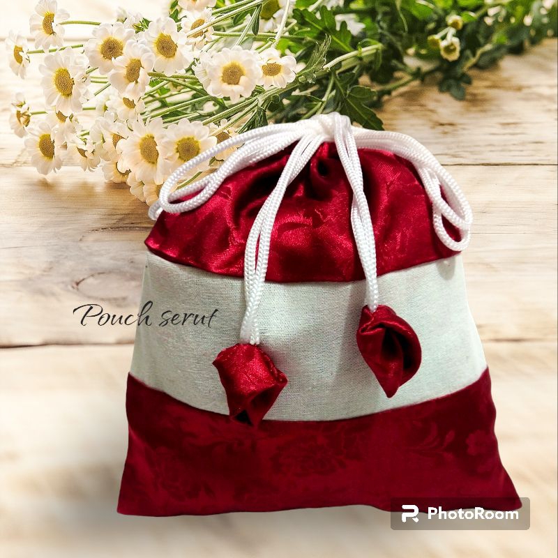 Pouch serut / pouch serbaguna / pouch serut kain