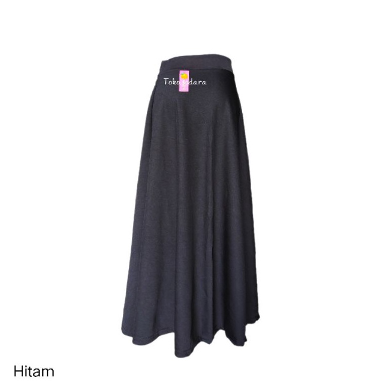 BEST PRODUCT Hitam New Rok Payung Jodda Scuba Series // Rok Payung Premium // Rok Muslim