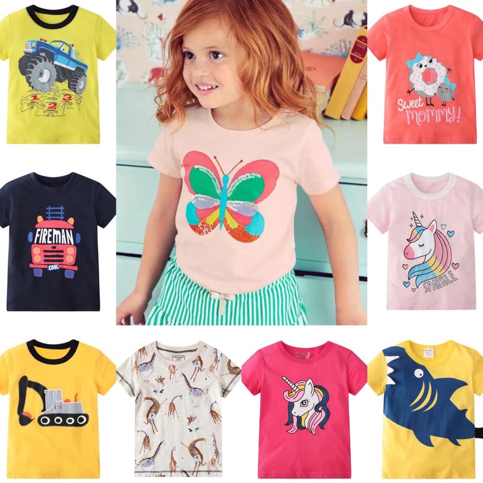 Special Pr.. Paket Usaha Mix Grosir Kaos Anak Perempuan Laki laki Branded Impor MURAH