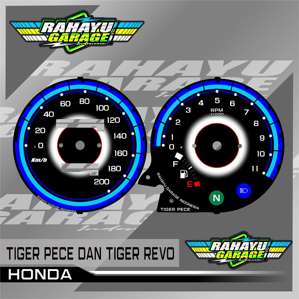PANEL spidometer tiger revo dan tiger pece speedometer custom tiger revo dan tiger pece