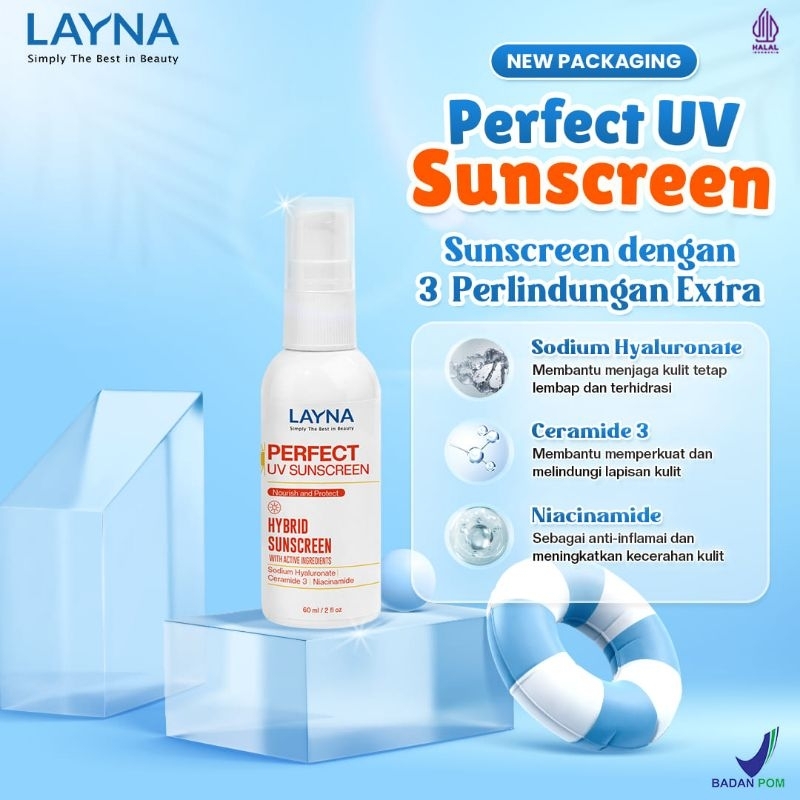 ( TERBARU) SUNCREEN LAYNA, BPOM,PAKET DNA SALMON & PAKET BRIGHTENING  LAYNA
