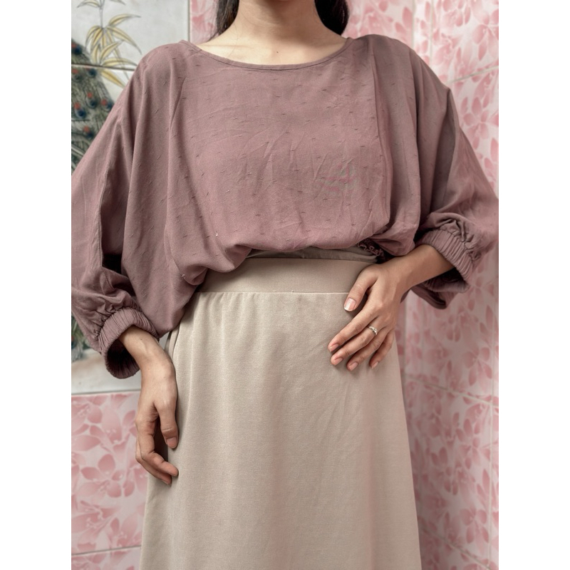 Preloved blouse coklat