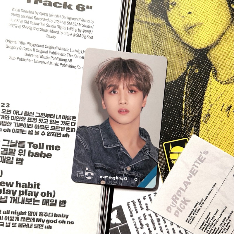 haechan cashbee we boom pc photocard