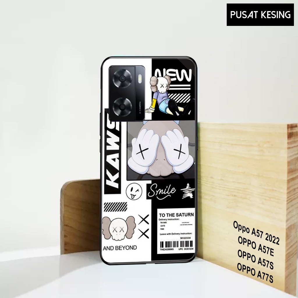 Case Oppo A57 2022 / A77S / A57S - Casing Hp OPPO A57 / A77S - ( Branded ) - Case 2D Glossy - Case H