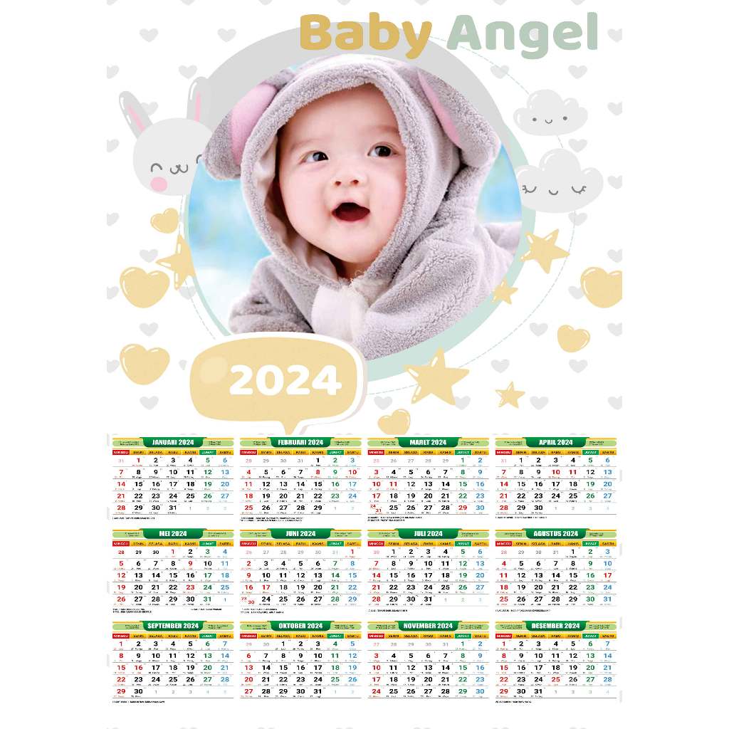 

kalender custom,kalender anak-anak,kalender photo