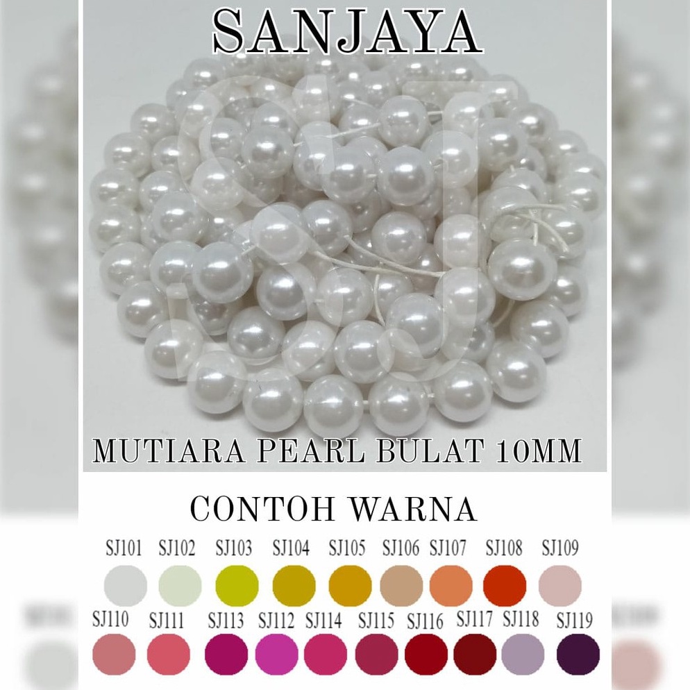 Best Product.. Manik Ringan / Manik Mutiara Bulat 10mm / Mote Ringan / Mutiara Ringan Sintetis / Mut