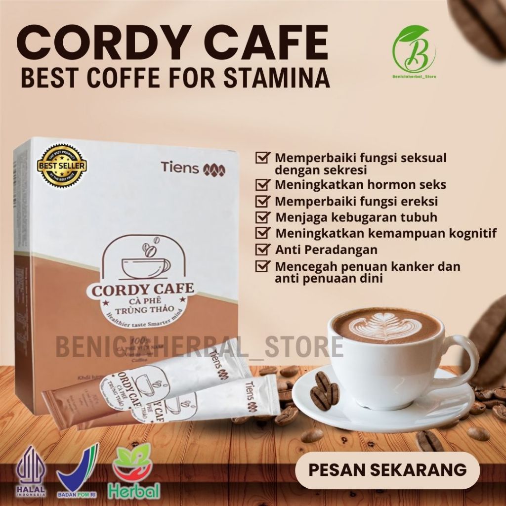 

(BEST SELLER) KOPI STAMINA PRIA & WANITA DEWASA TIENS CORDY COFFEE