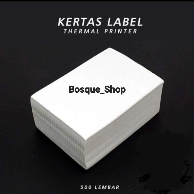 

KERTAS THERMAL 100X150MM ISI 500PCS / STIKER THERMAL A6