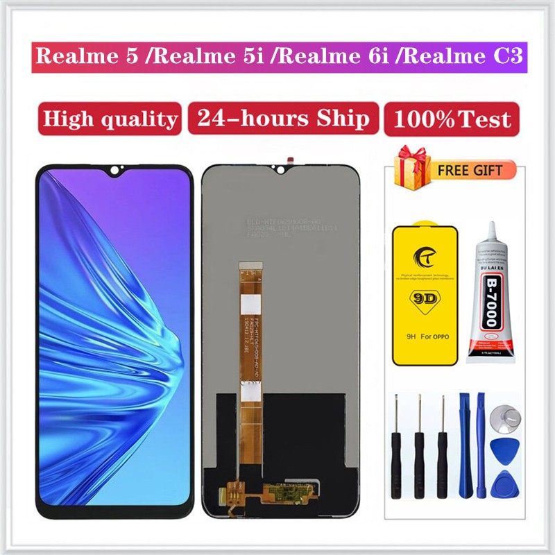 LCD TOUCHSCREEN REALME 5 REALME 5i 6i C3 OPPO A31 A5 2020 A9 2020 TOUCHSCREEN REALME OPPO LCD 100% O