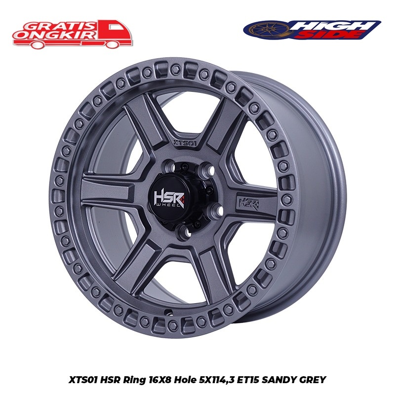 Velg Racing Rush,Terios,Hilux Single,Innova Velg Offroad Hsr Xts01 R16