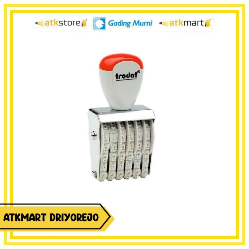 

TRODAT STEMPEL ANGKA 1536 3MM 6 DIGIT PROMO