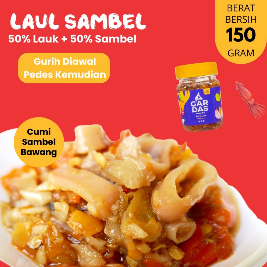 

Lauk Cumi Sambel Bawang 150gram Ciamik Oelek Eatsambel Siap Saji Praktis Instan