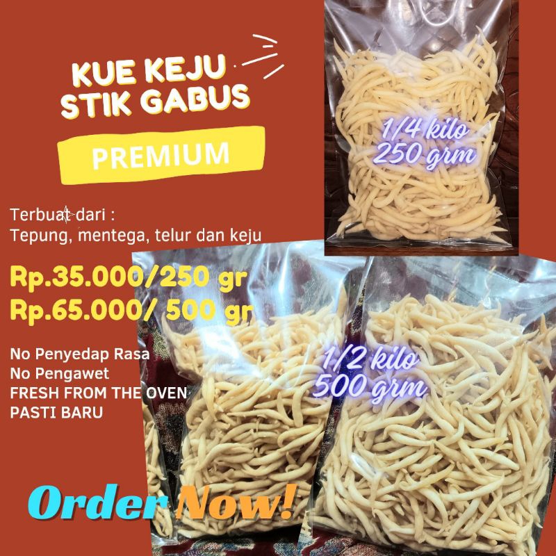 

NO.5 KUE KEJU STIK GABUS / KUE DAKI