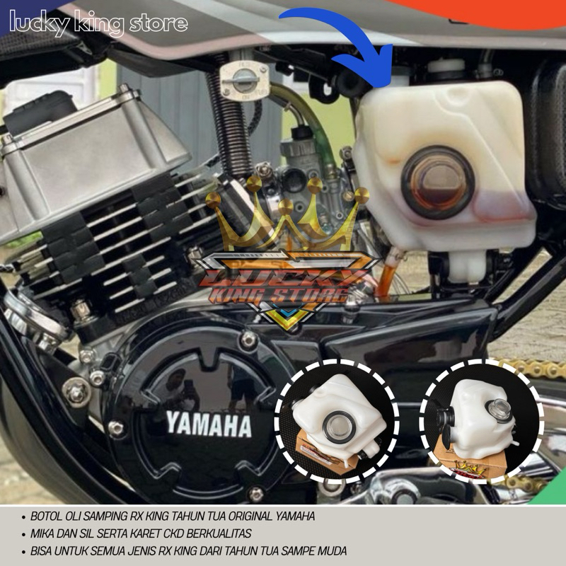 Tabung oli samping rx king tahun tua satu set mika indikator