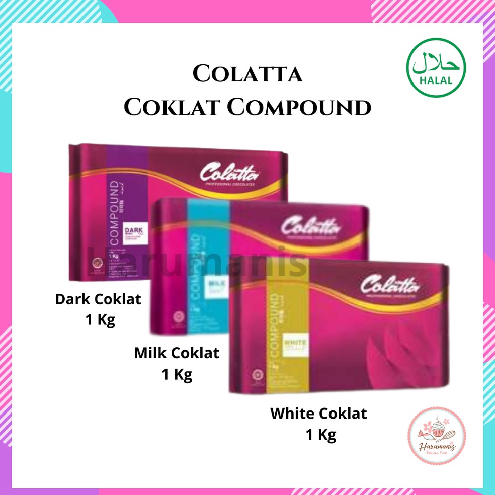 

[Produk GD75] Colatta Chocolate Compound 1kg Hot Sale