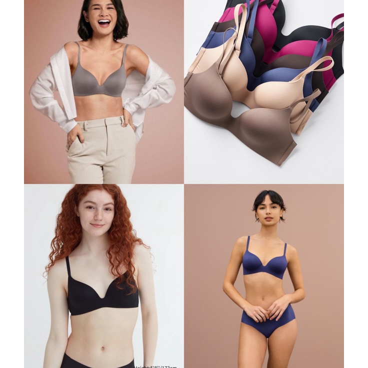 KODE HFS252 UNIQLO Bra Tanpa Kawat (Penyangga 3D)