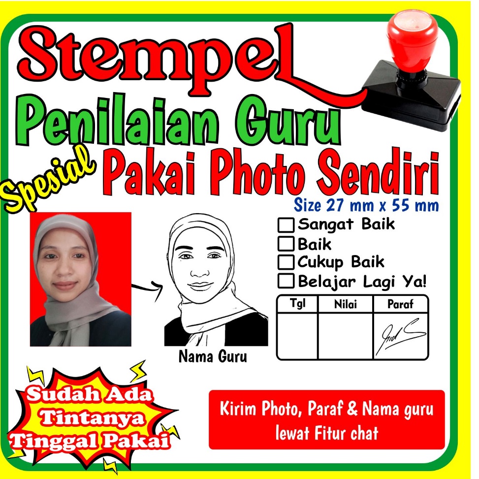 

St0ck Bany4k [ Foto] Stempel Nilai Guru / Penilaian / Koreksi / Checked You can buy