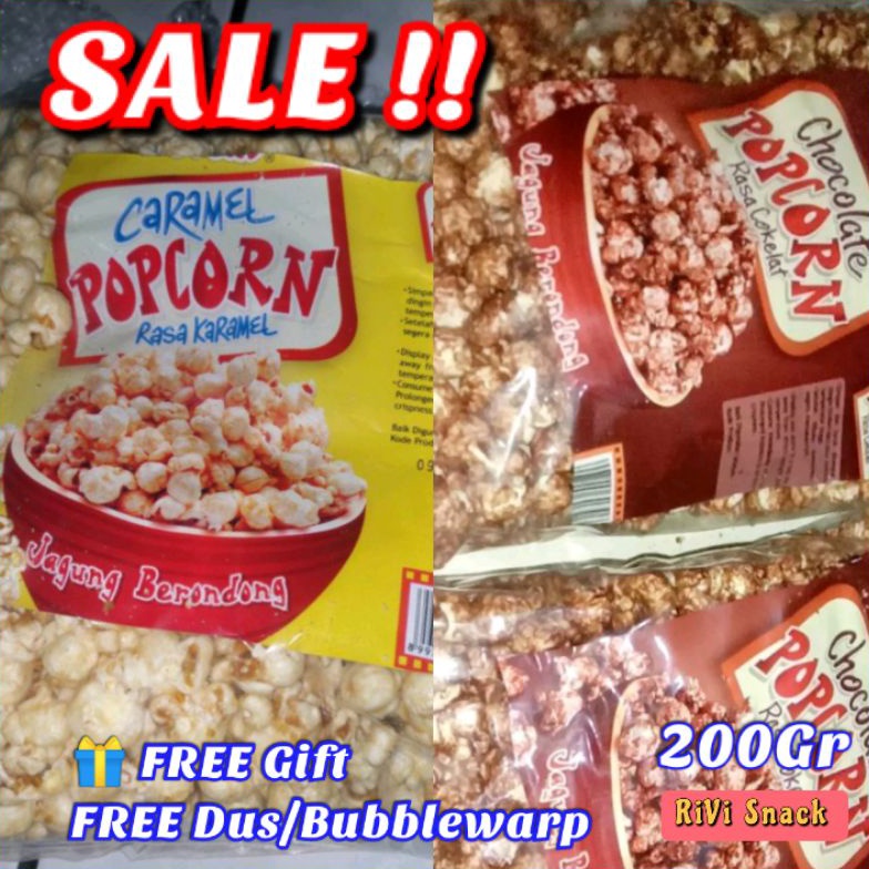 

Sal3 [PROMO] POPCORN JAGUNG SPECIAL 200GR / POPCORN BRONDONG KEKINIAN ENAK MURAH Serba Murah
