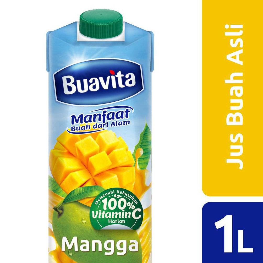 

Re4dy Buavita Jus Buah Asli Mangga 1000 Ml - Mango Juice, Jus Mangga Ayo Beli