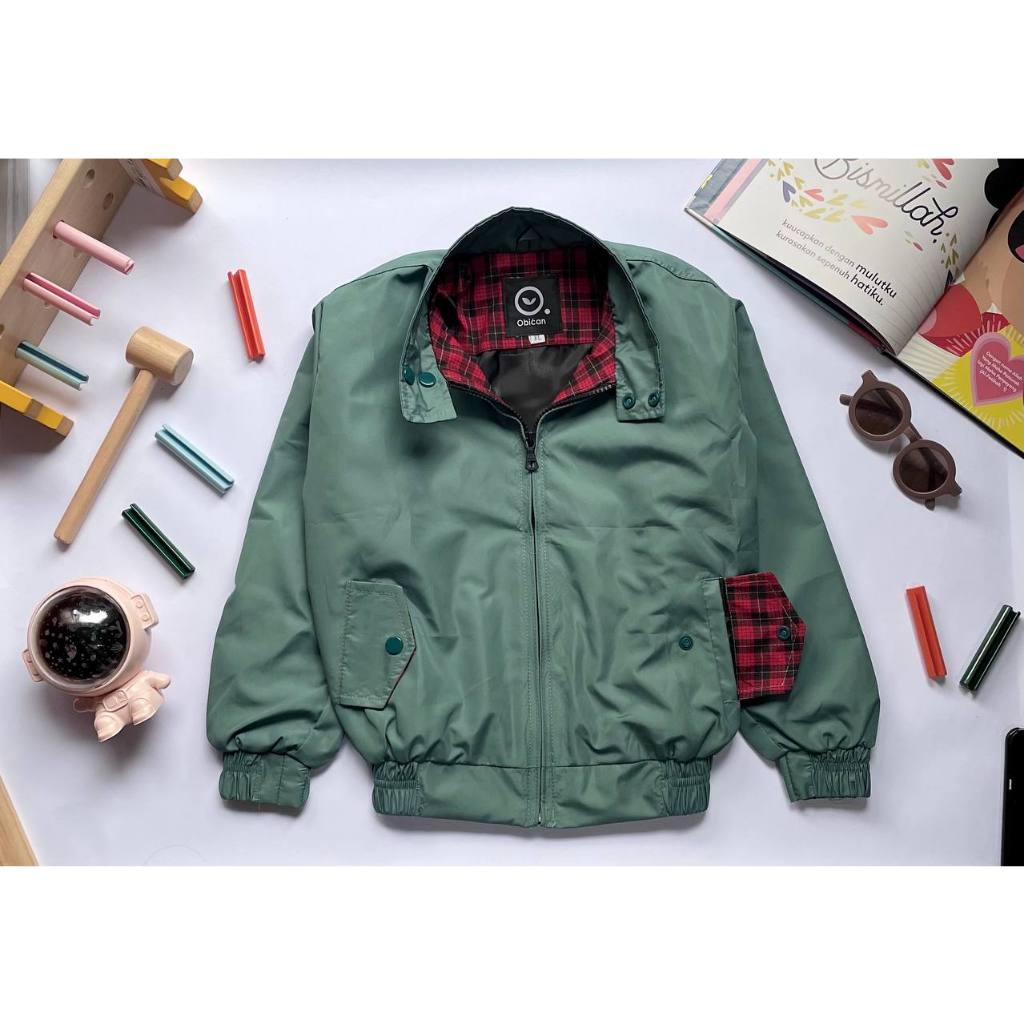 Jaket Anak Obican / Harrington Jacket for Kids-Mint