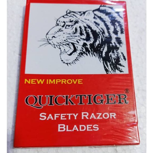 

[KODE PRODUK TIIMB4379] Silet tiger quick isi 100 pcs silet cukur