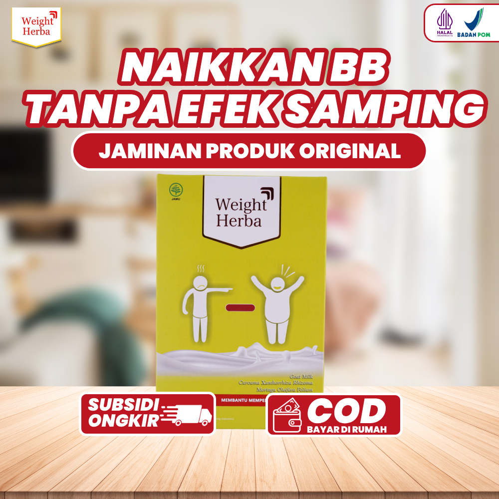 

WEIGHT HERBA ORIGINAL | SUSU PENAMBAH BERAT BADAN HERBAL ALAMI DARI SUSU ETAWA TANPA BAHAN KIMA TANPA EFEK SAMPING UNTUK SEGALA USIA DAN GENDER WEIGHT GAIN HALAL BPOM COD GRATIS ONGKIR