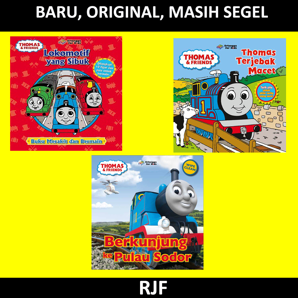 

NOVELTY THOMAS & FRIEND'S : LOKOMOTIF YANG SIBUK,THOMAS TERJEBAK MACET,BERKUNJUNG KE PULAU SODOR