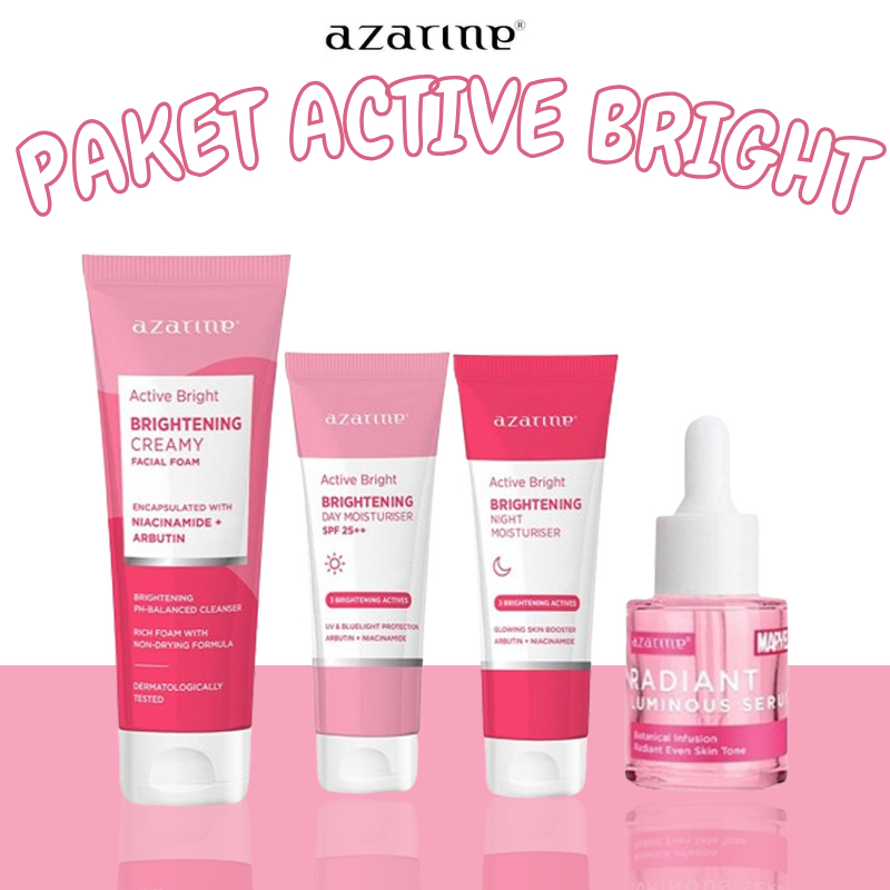 Azarine Paket active Bright Brightening Series