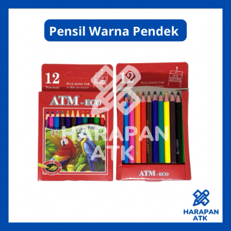 

PENSIL WARNA PENDEK (ATM-ECO)