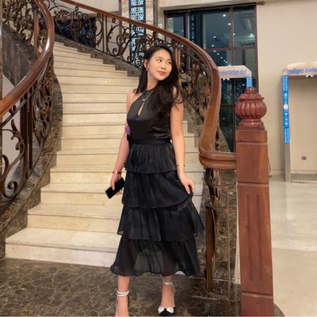 OURELIE | Ji-hye Skirt | Rok Panjang Korea Vintage Wanita