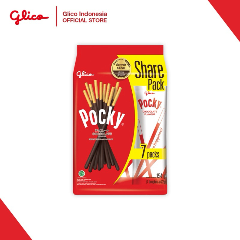 

ED 1 25 Glico Pocky Strawberry Coklat Share Pack 147g