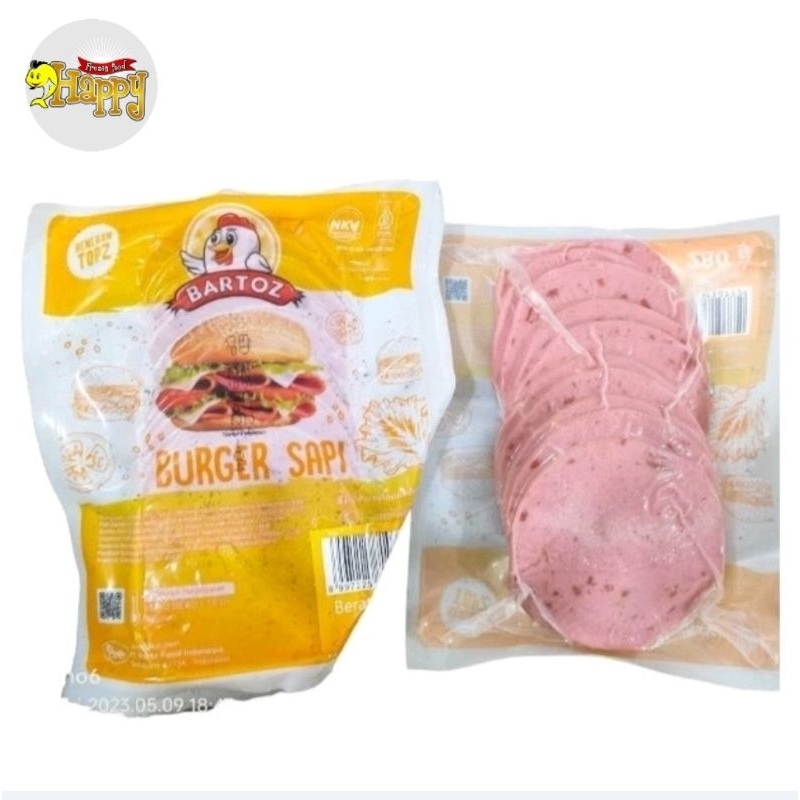 

Bartoz Beef Burger Sapi Isi 10 (250 gr)