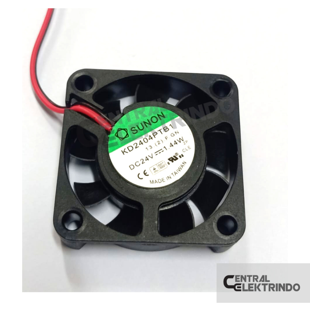 Fan Dc 24v 4x4 / 12v 5x5 cm | Kipas Dc 24Volt 4 / 12volt 5 cm Cooling Fan Konektor 2 pin Tebal 2cm t