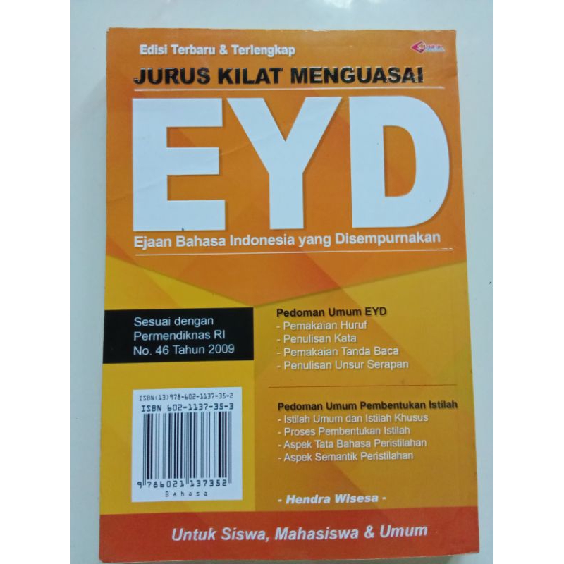 EYD/ Buku Jurus Kilat Menguasai EYD