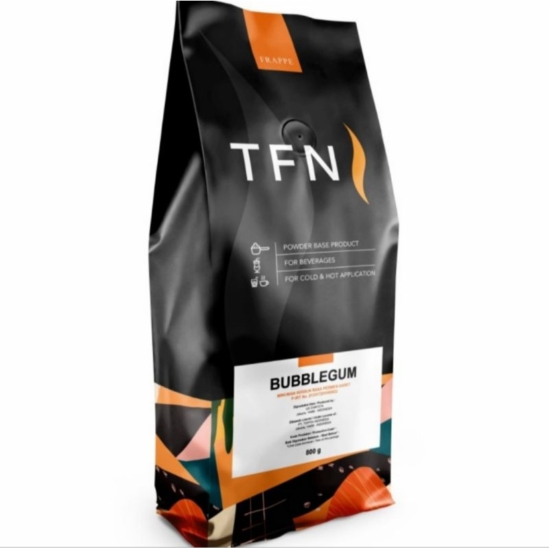 

TFN Frappe Bubble Gum 800gr / Bubuk Minuman Rasa Permen Karet