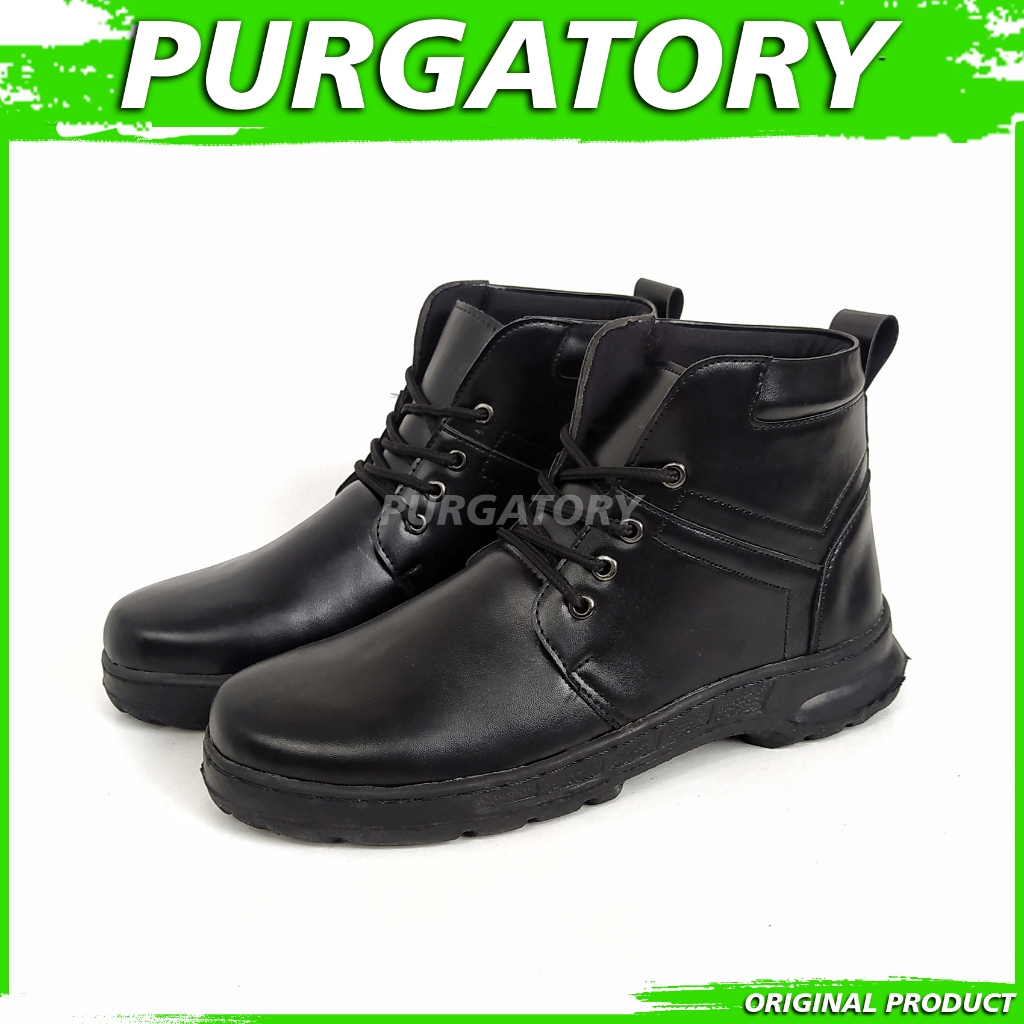 PURGATORY Sepatu Boots Pria Resleting