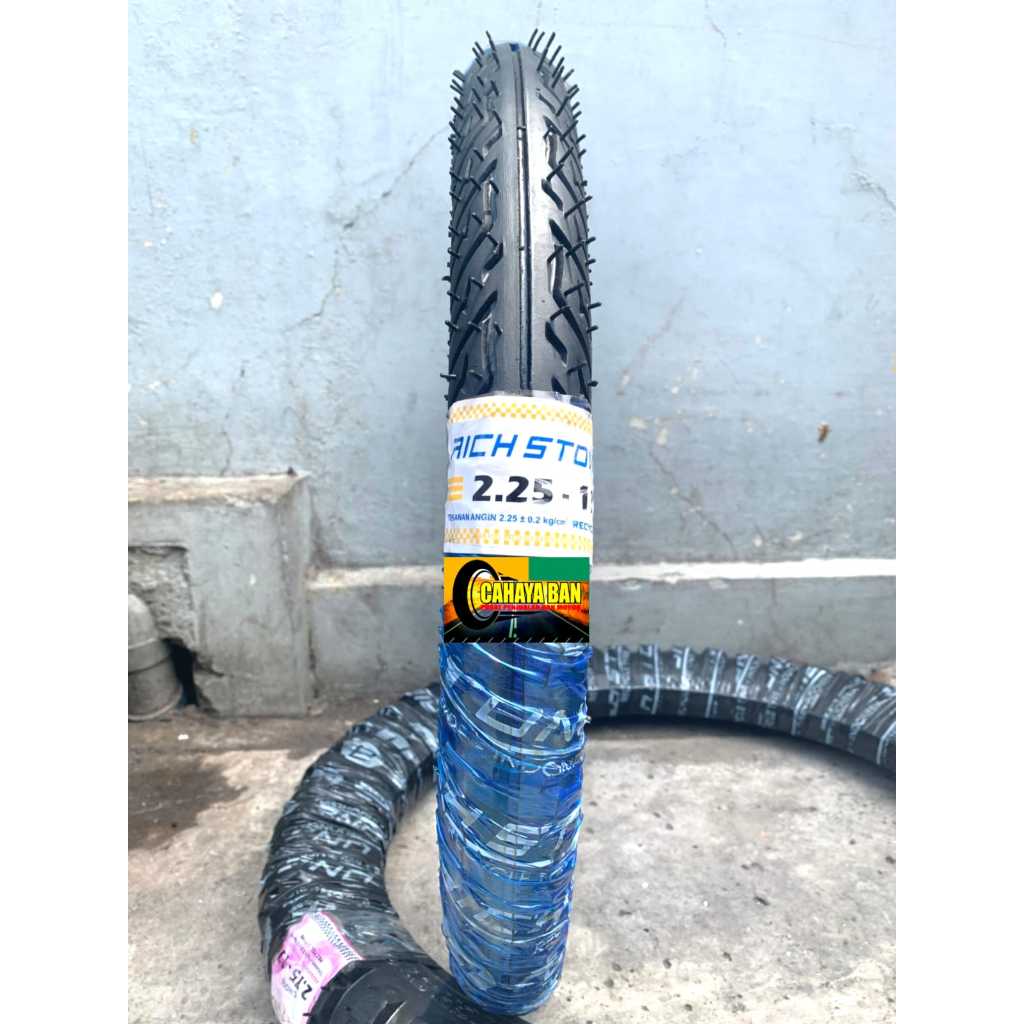 Terlaris Ban Motor Rich Stone 225-17 Tube Type/Bukan Tubless Ban Motor Ring 17 Ban 225-17 Ban Rich