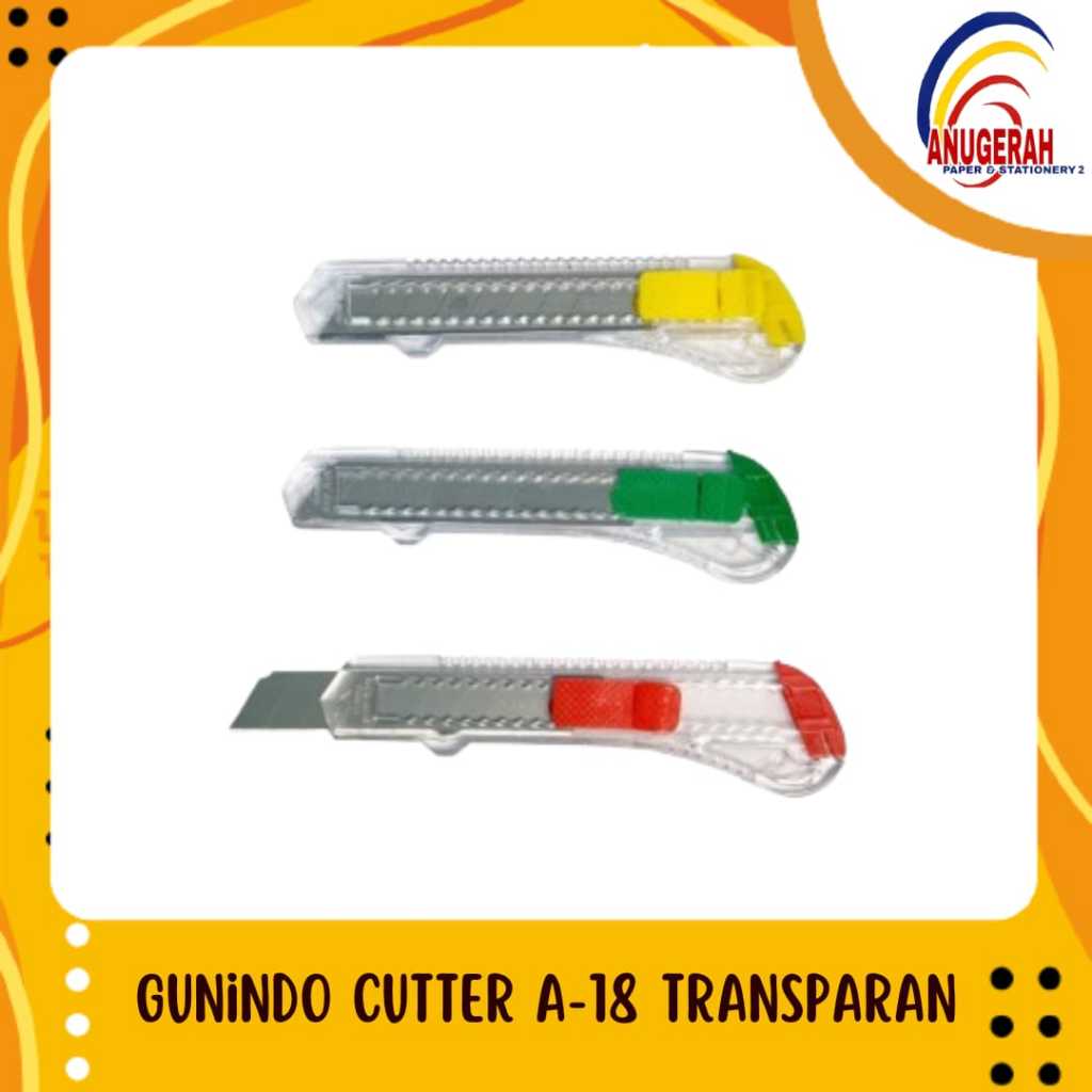 

GUNINDO CUTTER A-18 BESAR TRANSPARANT (PCS)