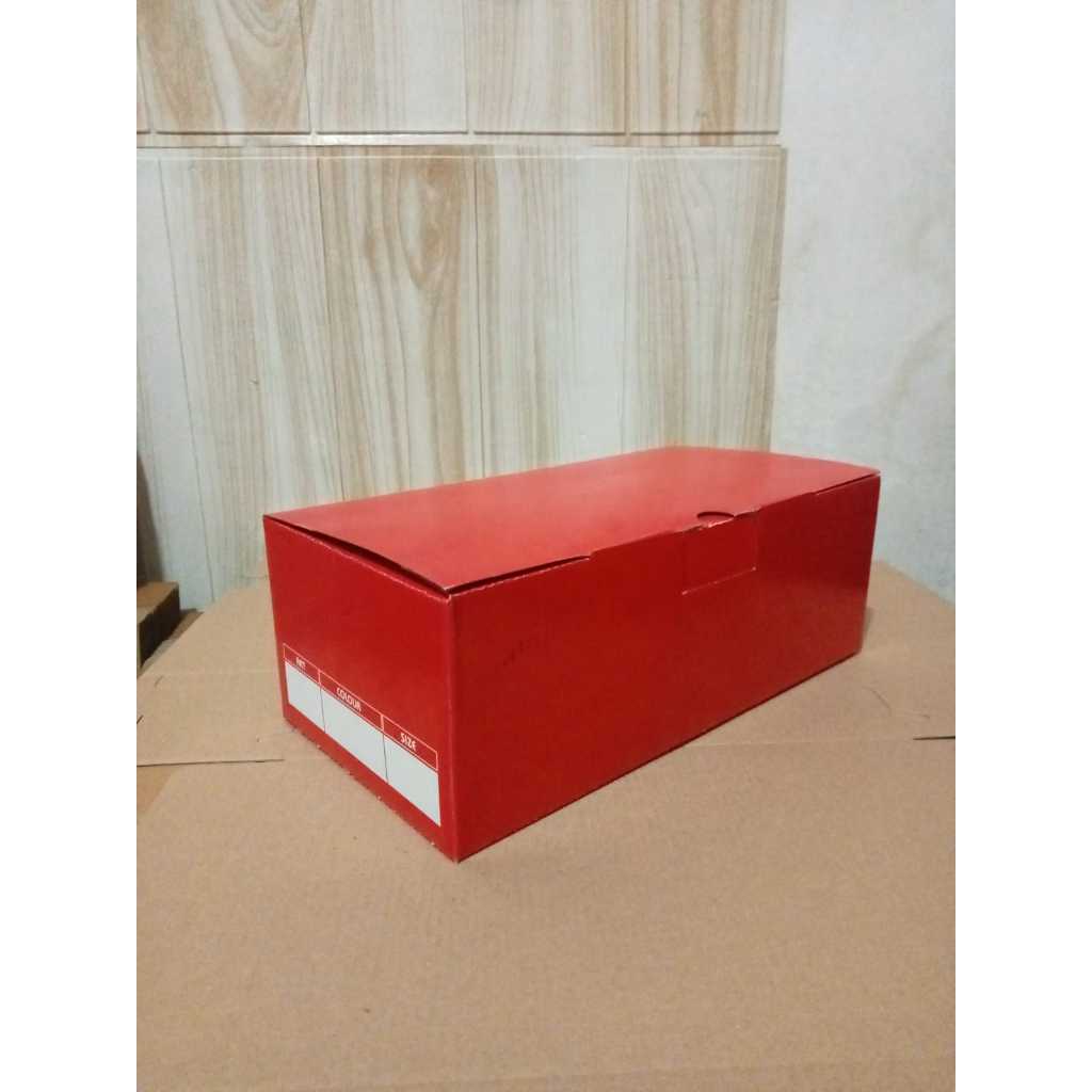 

UK 14,5x28x10 Kardus Sepatu Cewe Murah Warna Merah