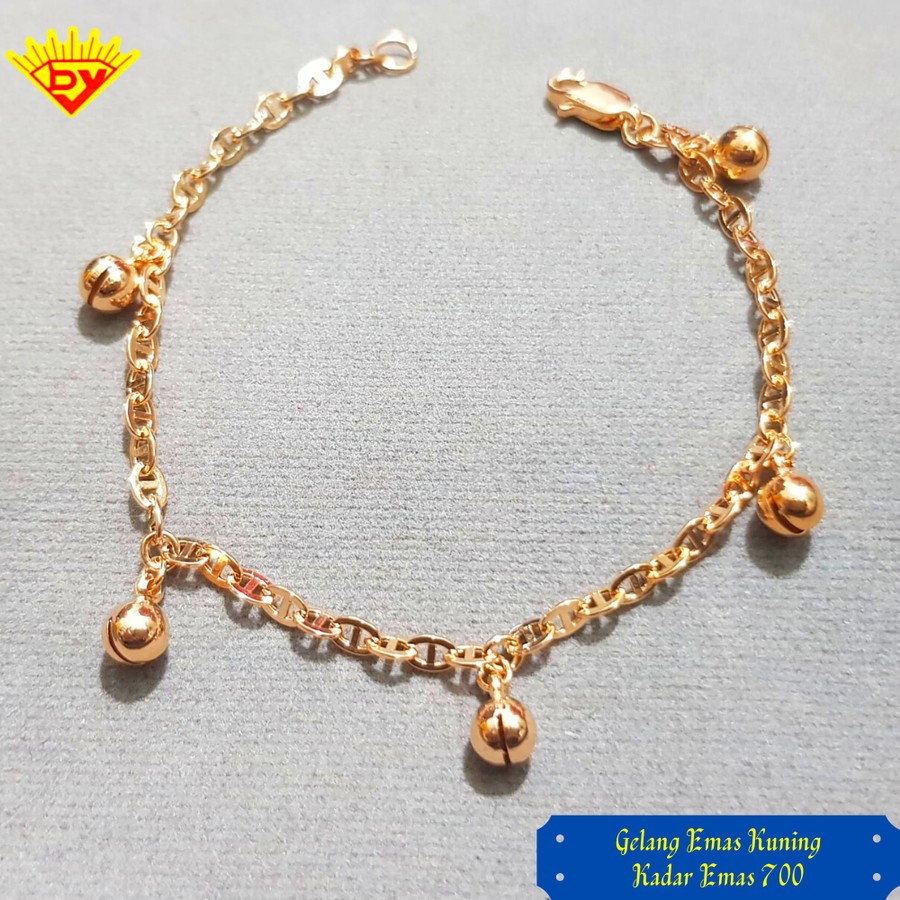 Gelang Rantai Emas 017 Kadar Emas 700