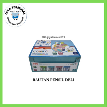 

RAUTAN SERUTAN PENSIL + TUTUP DELI 0574 1 LUBANG WARNA PASTEL LUCU