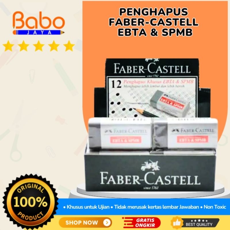 

BABO JAYA PENGHAPUS PENSIL FABER-CASTELL EBTA & SPMB