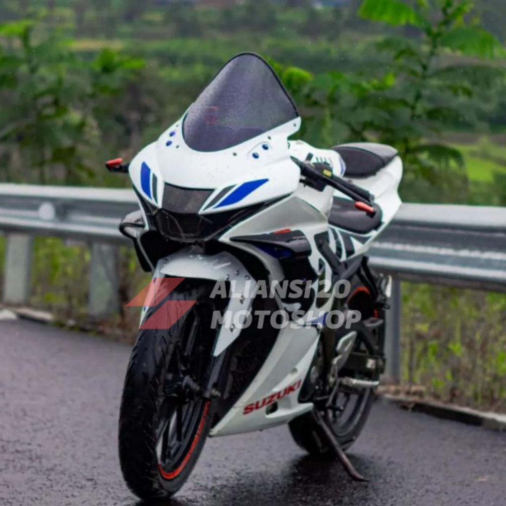 windshield gsx r150 Jenong + list karet winshield visor gsx 150 jenong list karet visor Suzuki GSX