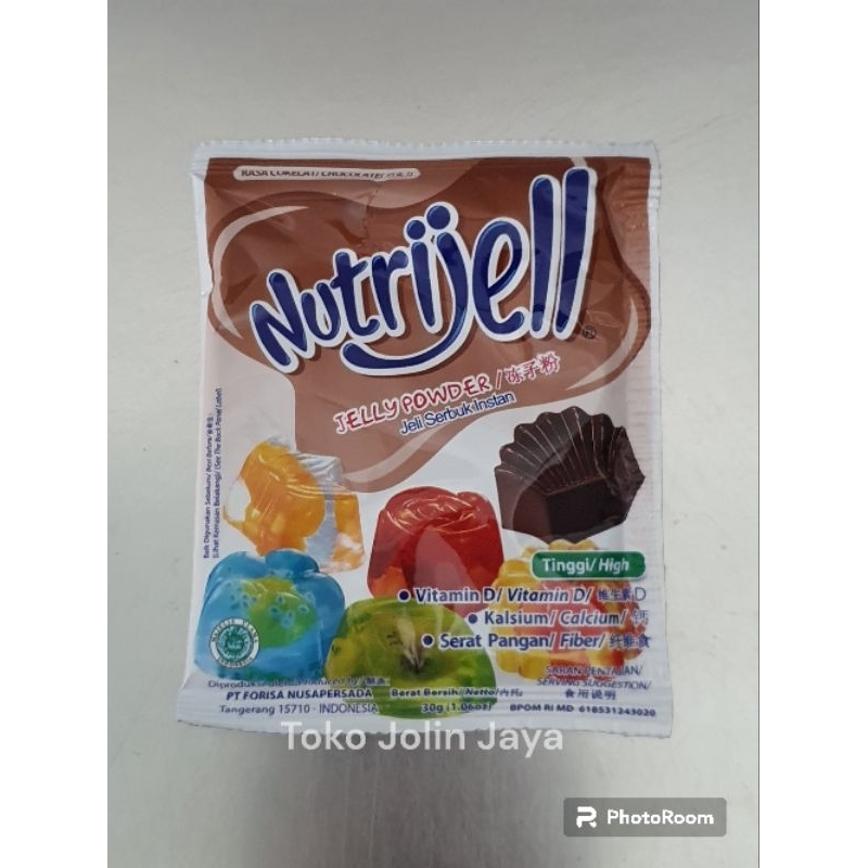 

30g Nutrijell jelly powder coklat