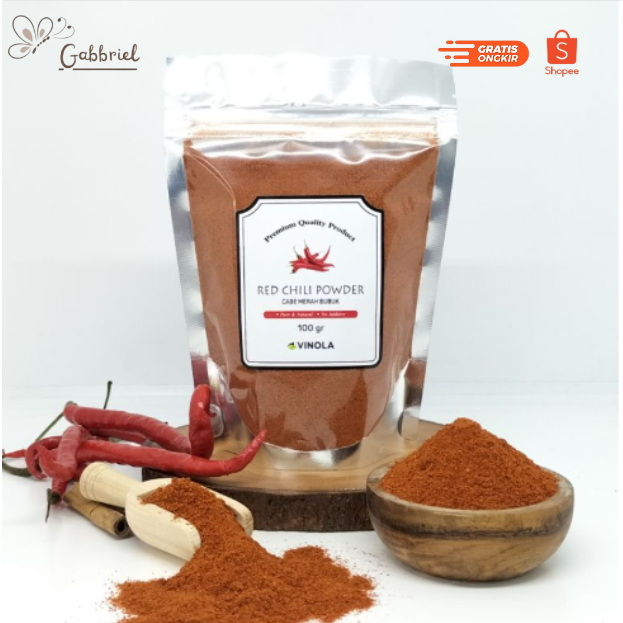 

Red Chili Powder / Cabe Merah Bubuk 100 Gr