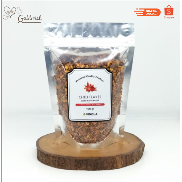 

enak Chili Flakes / Cabe Bubuk Kasar 100 Gr